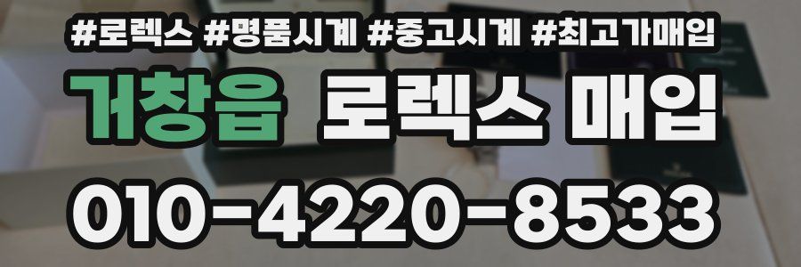 거창읍 로렉스 매입