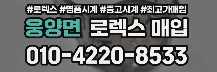 웅양면 로렉스 매입