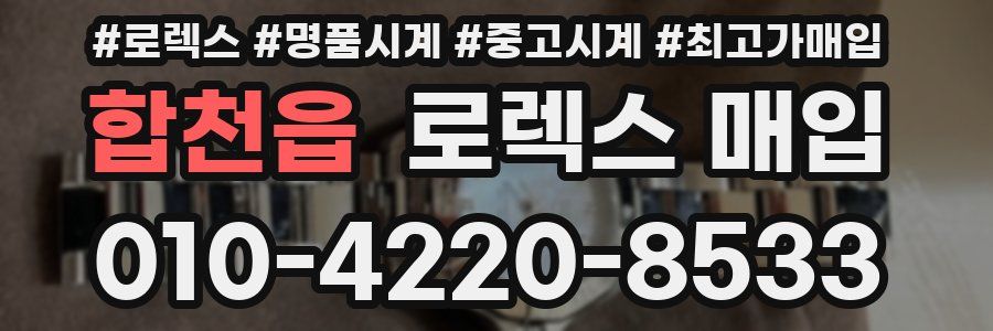 합천읍 로렉스 매입