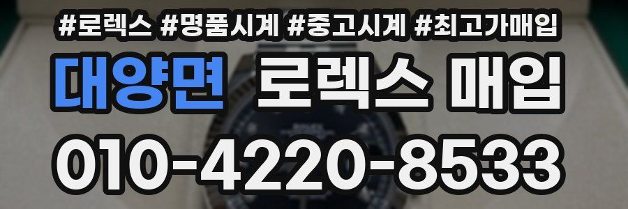 대양면 로렉스 매입