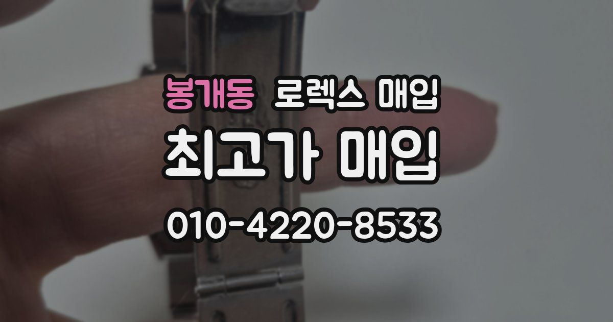 봉개동 로렉스 매입