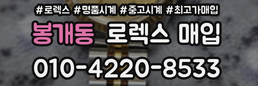 봉개동 로렉스 매입