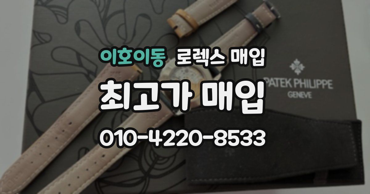 이호이동 로렉스 매입