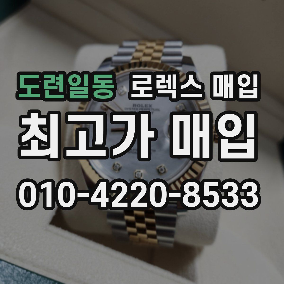 도련일동 로렉스 매입