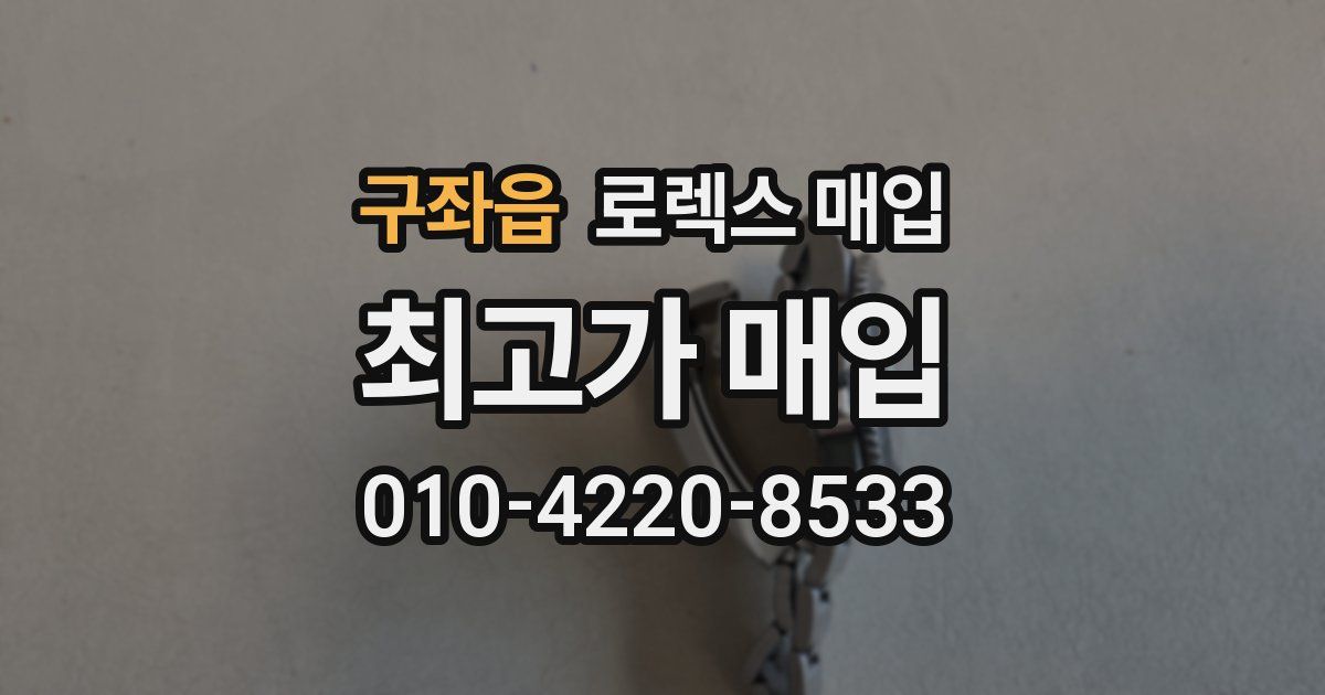 구좌읍 로렉스 매입