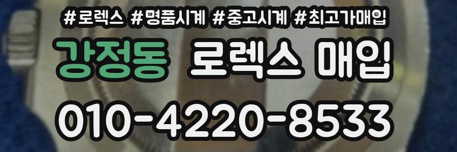 강정동 로렉스 매입