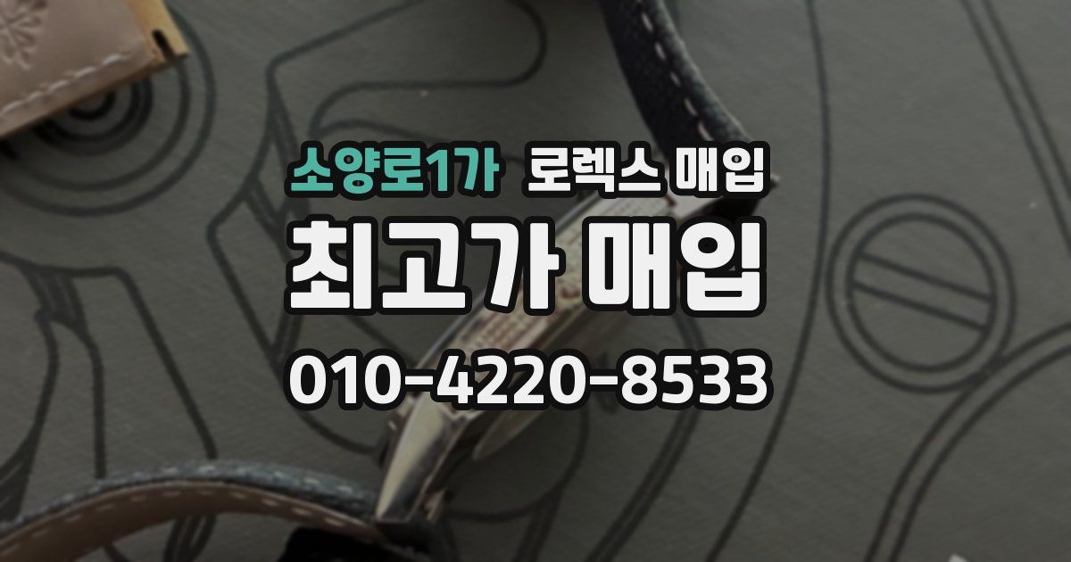 소양로1가 로렉스 매입