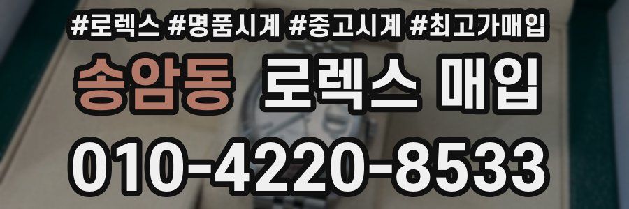 송암동 로렉스 매입