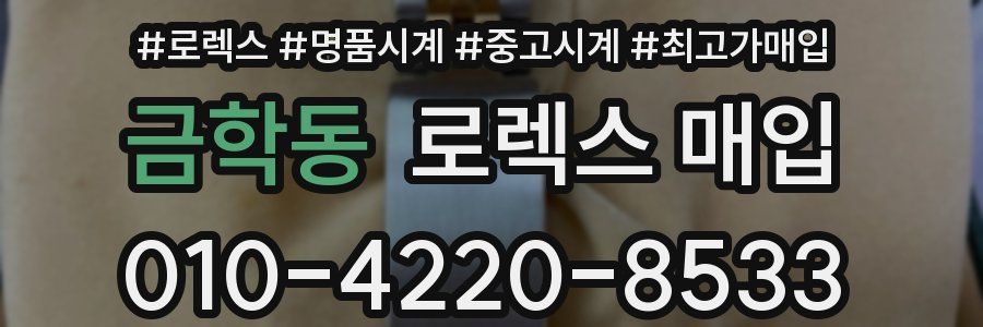 금학동 로렉스 매입