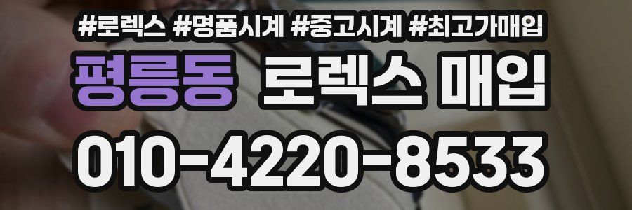 평릉동 로렉스 매입