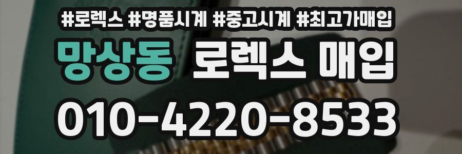 망상동 로렉스 매입