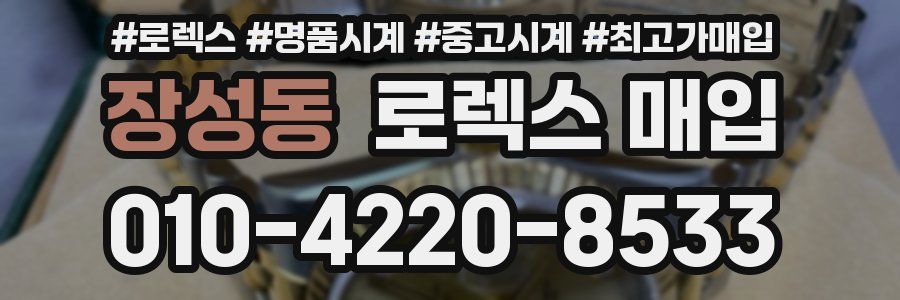 장성동 로렉스 매입