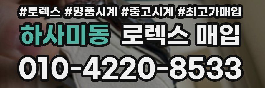 하사미동 로렉스 매입