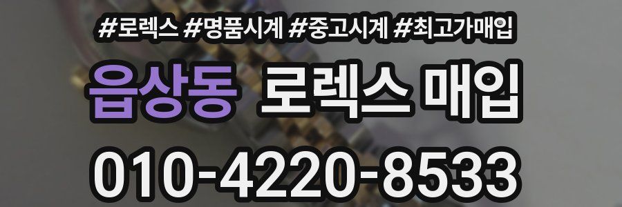 읍상동 로렉스 매입