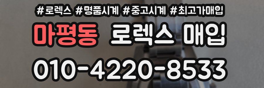 마평동 로렉스 매입