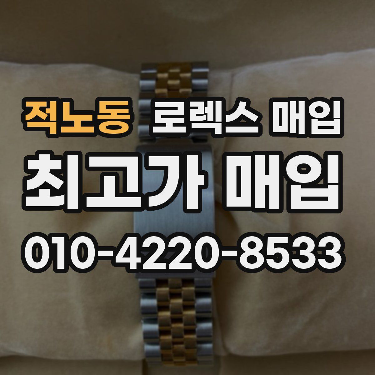 적노동 로렉스 매입