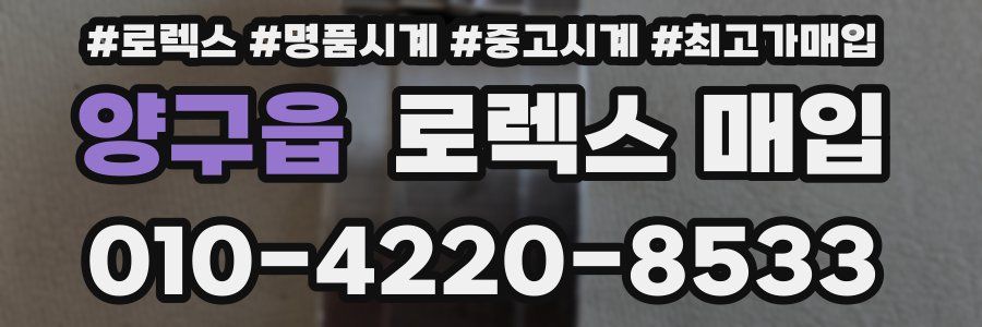 양구읍 로렉스 매입