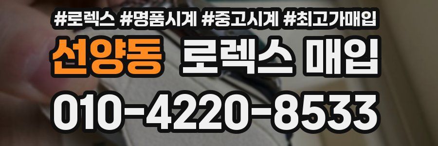 선양동 로렉스 매입