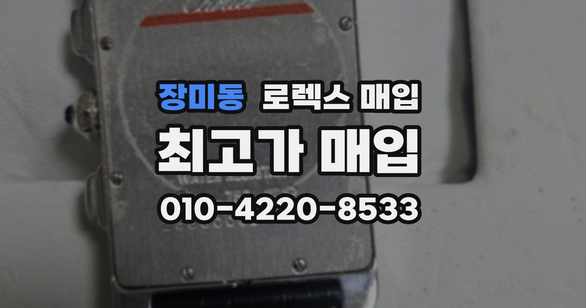 장미동 로렉스 매입