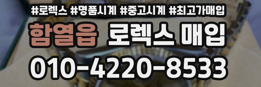 함열읍 로렉스 매입