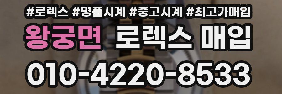 왕궁면 로렉스 매입