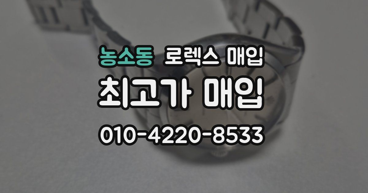 농소동 로렉스 매입