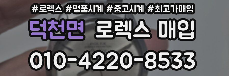 덕천면 로렉스 매입