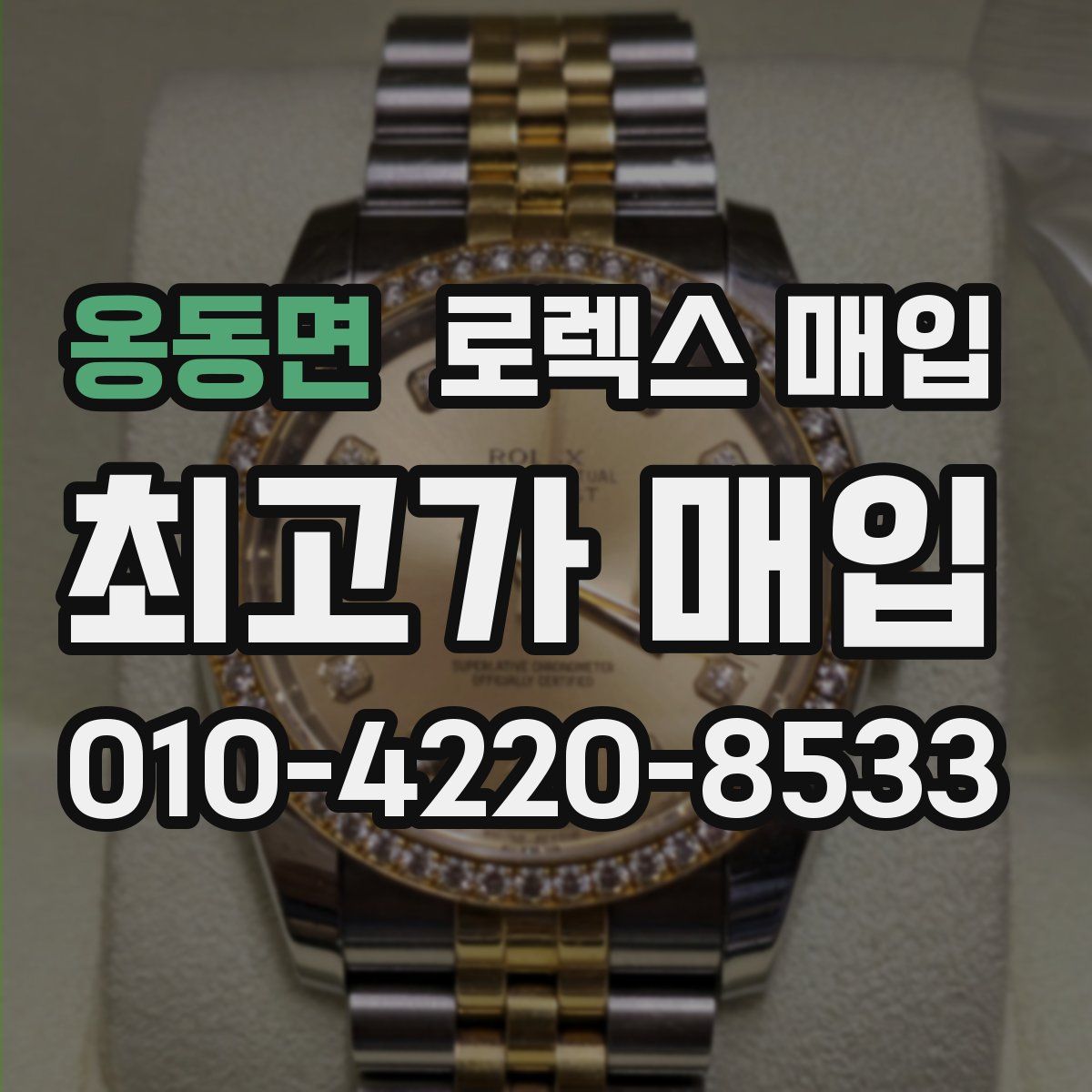 옹동면 로렉스 매입