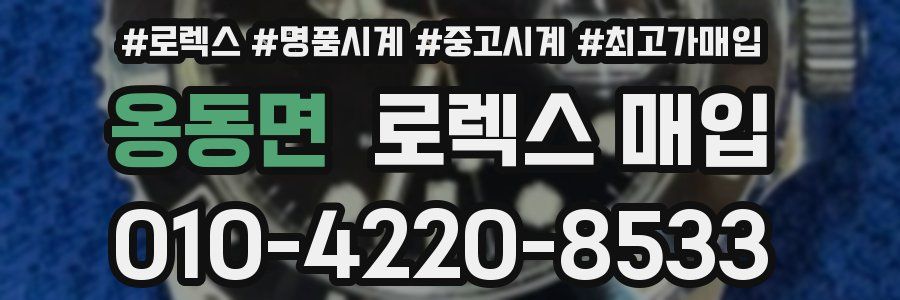 옹동면 로렉스 매입