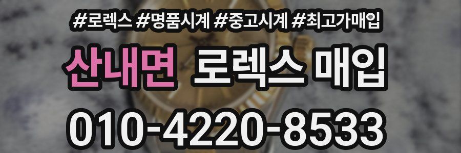 산내면 로렉스 매입