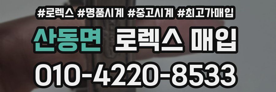 산동면 로렉스 매입