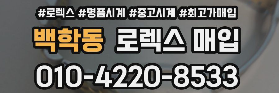 백학동 로렉스 매입