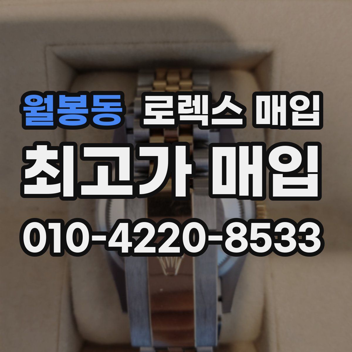 월봉동 로렉스 매입