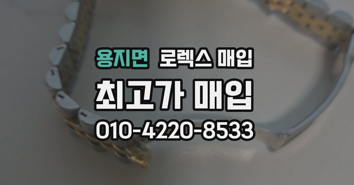 용지면 로렉스 매입