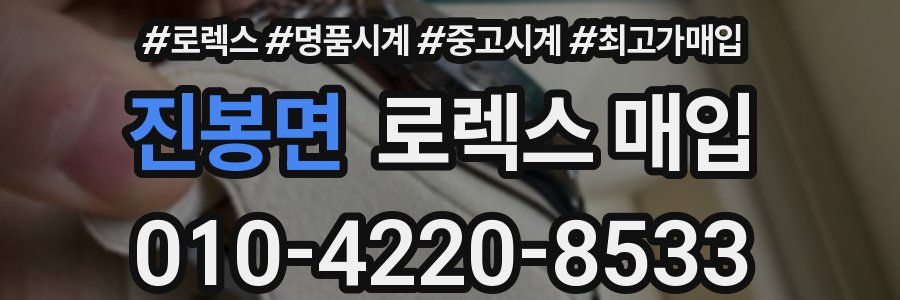 진봉면 로렉스 매입