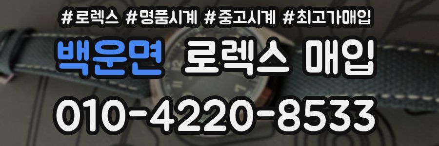 백운면 로렉스 매입