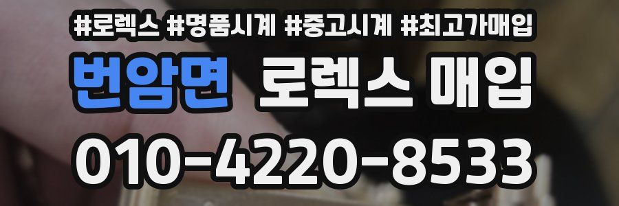 번암면 로렉스 매입