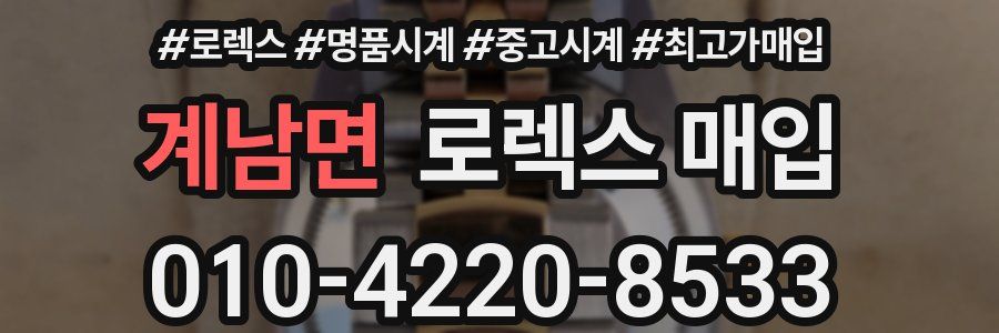 계남면 로렉스 매입