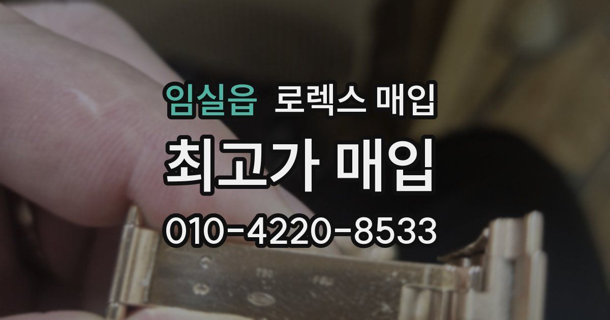 임실읍 로렉스 매입