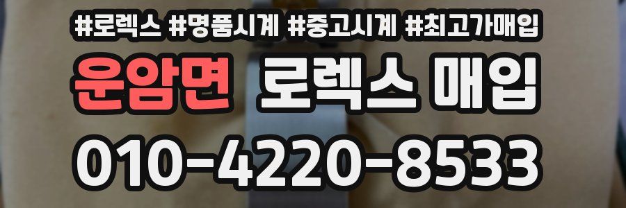 운암면 로렉스 매입