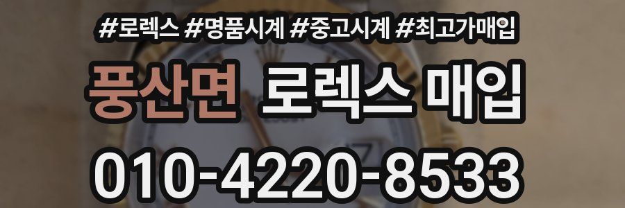 풍산면 로렉스 매입