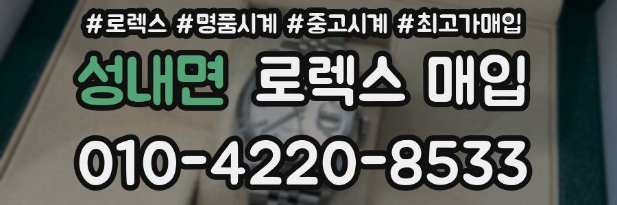 성내면 로렉스 매입