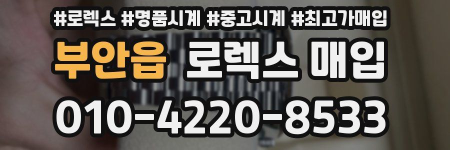 부안읍 로렉스 매입