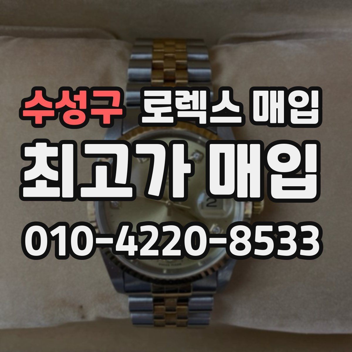 수성구 로렉스 매입 보증서 날짜가 시세에 미치는 영향