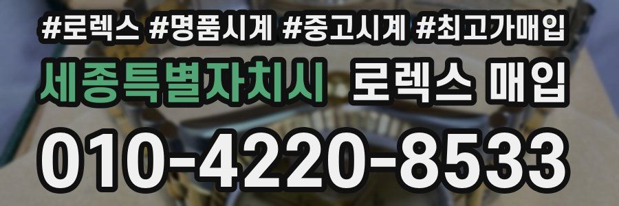 세종특별자치시 로렉스 매입