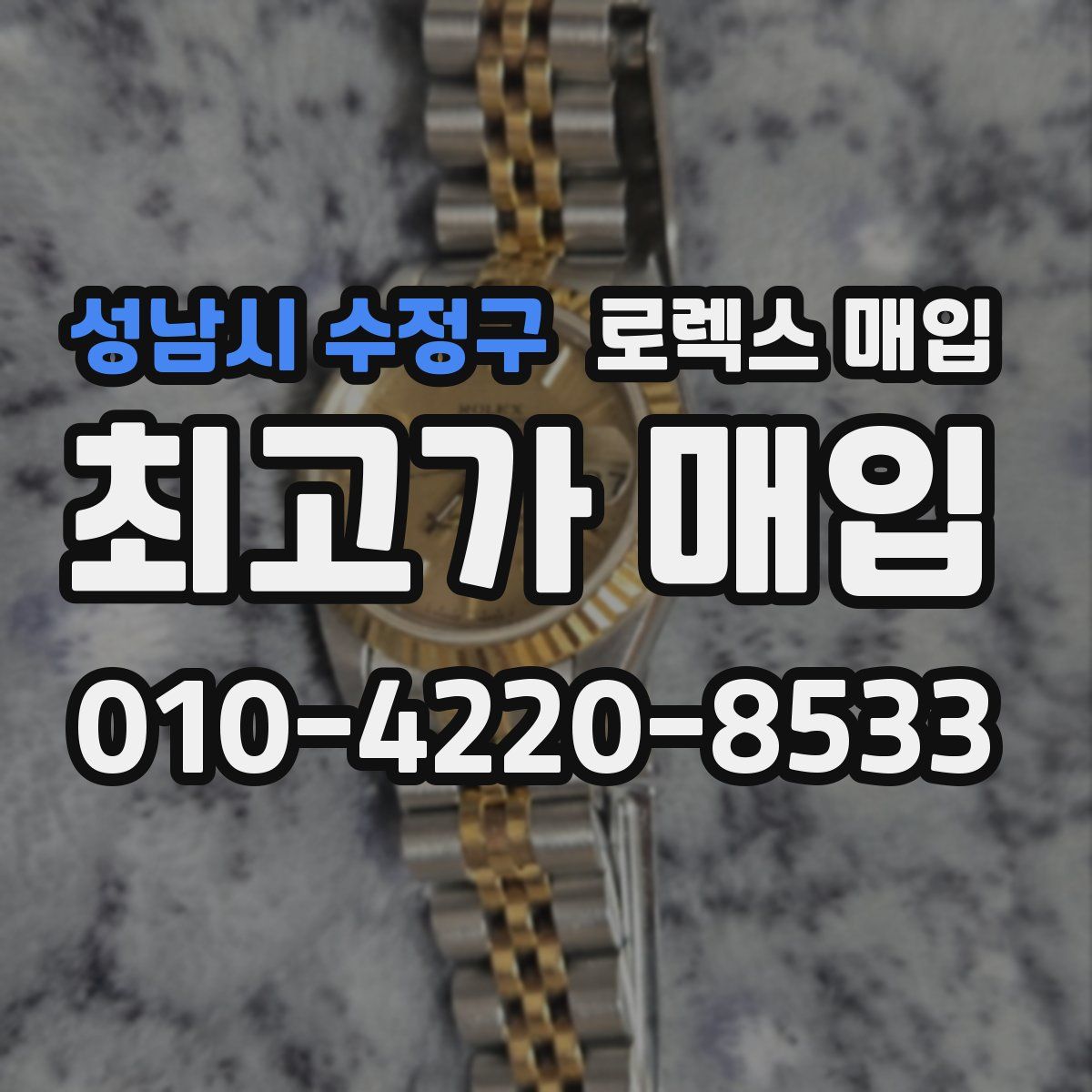 성남시 수정구 로렉스 매입