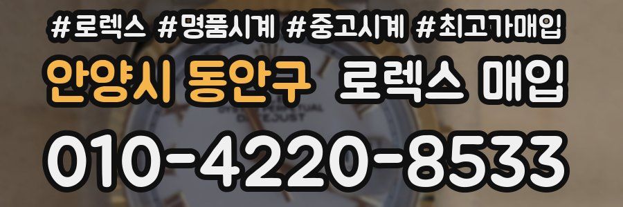 안양시 동안구 로렉스 매입
