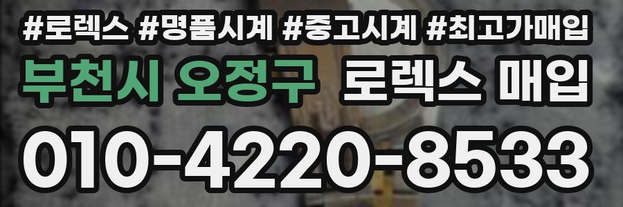 부천시 오정구 로렉스 매입