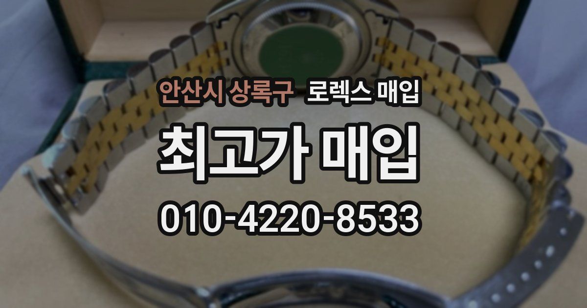 안산시 상록구 로렉스 매입