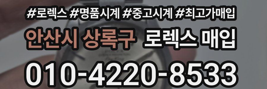 안산시 상록구 로렉스 매입